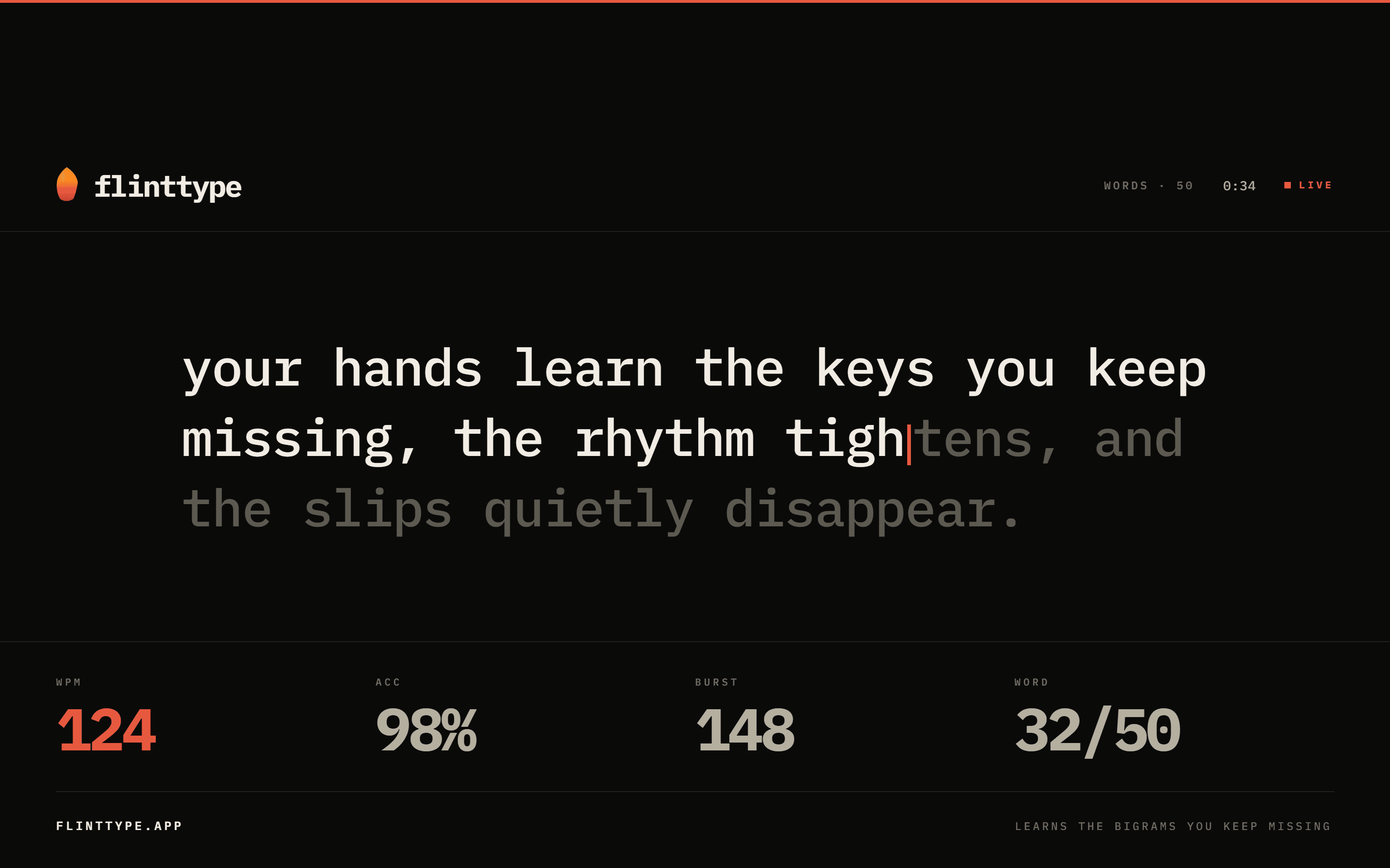 FlintType screenshot